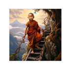 Ascending small monk
