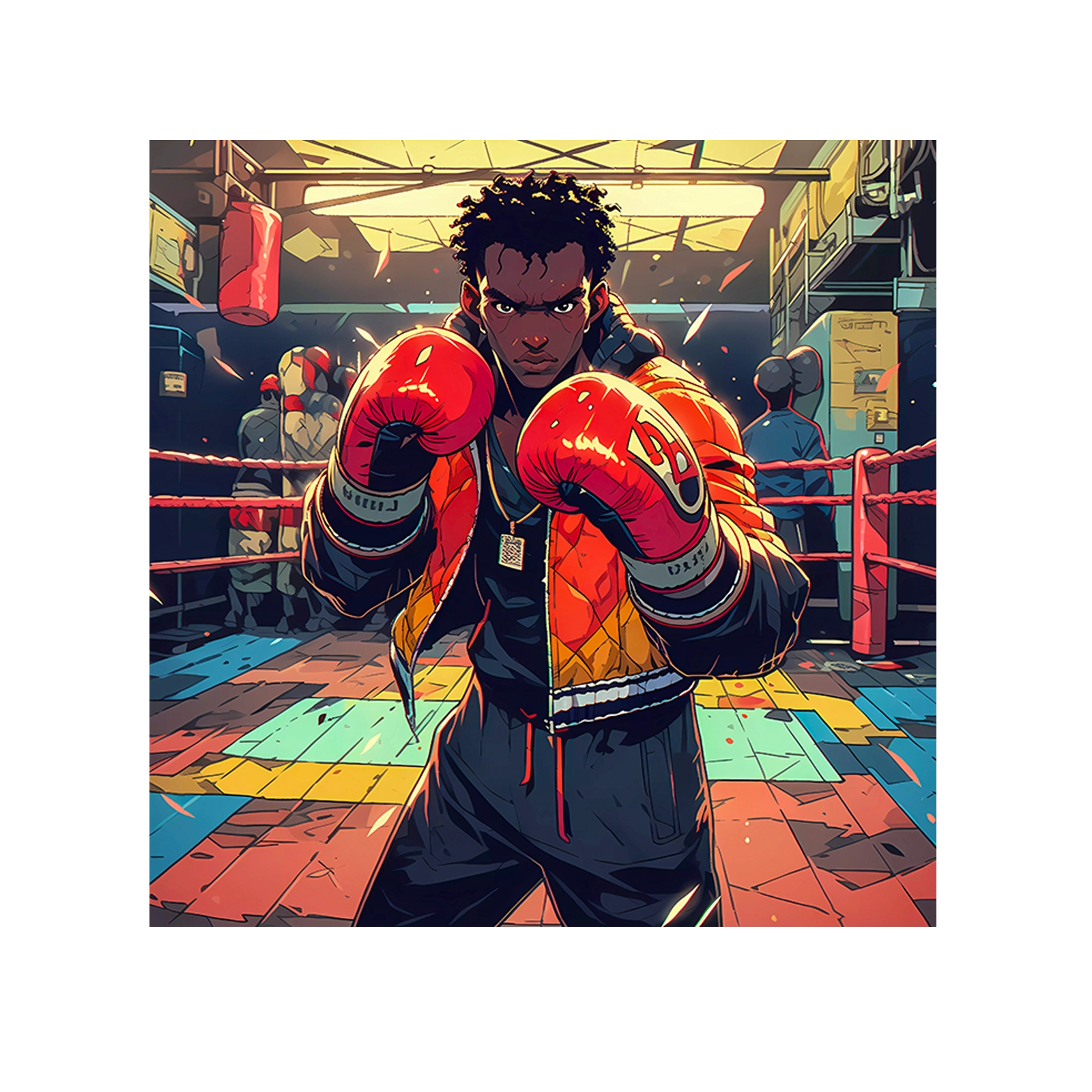 Boxing celebration