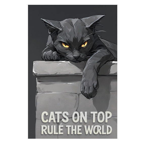 Cats on top rule the world