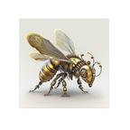 Close up steam bee
