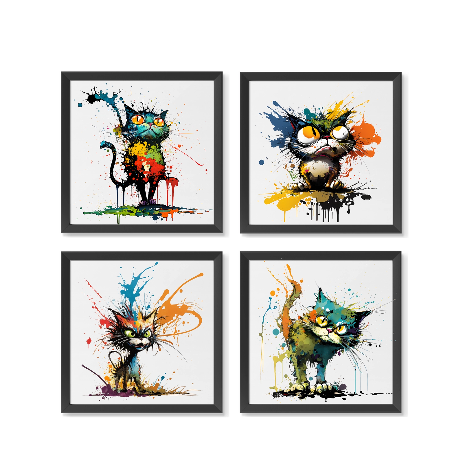 Colorfull cats