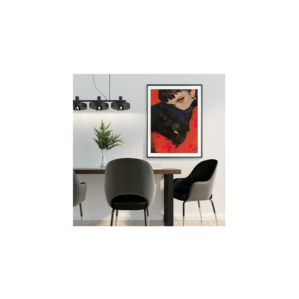 Droom in rood en zwart