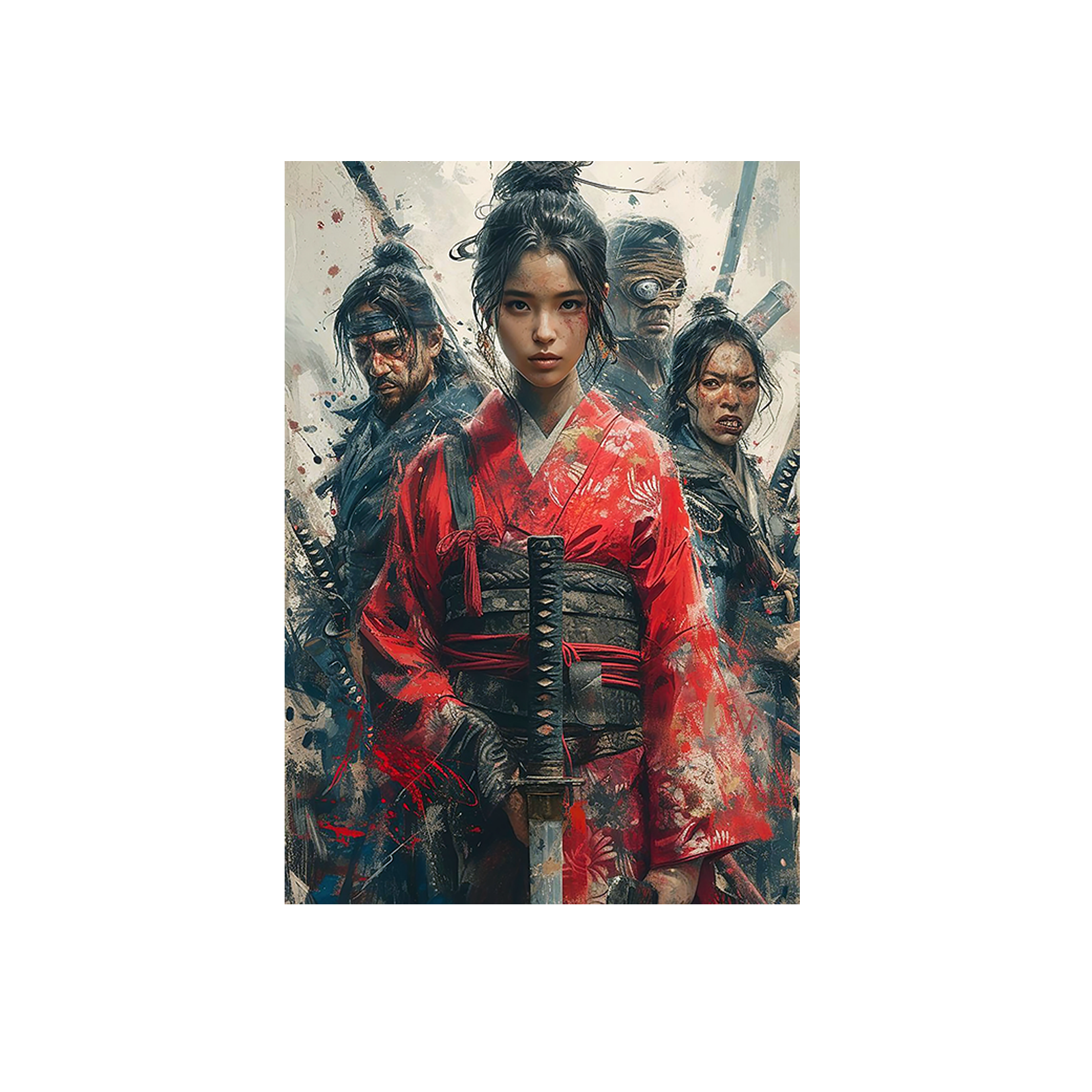 Female samurai warrior