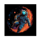 Floating astronaut