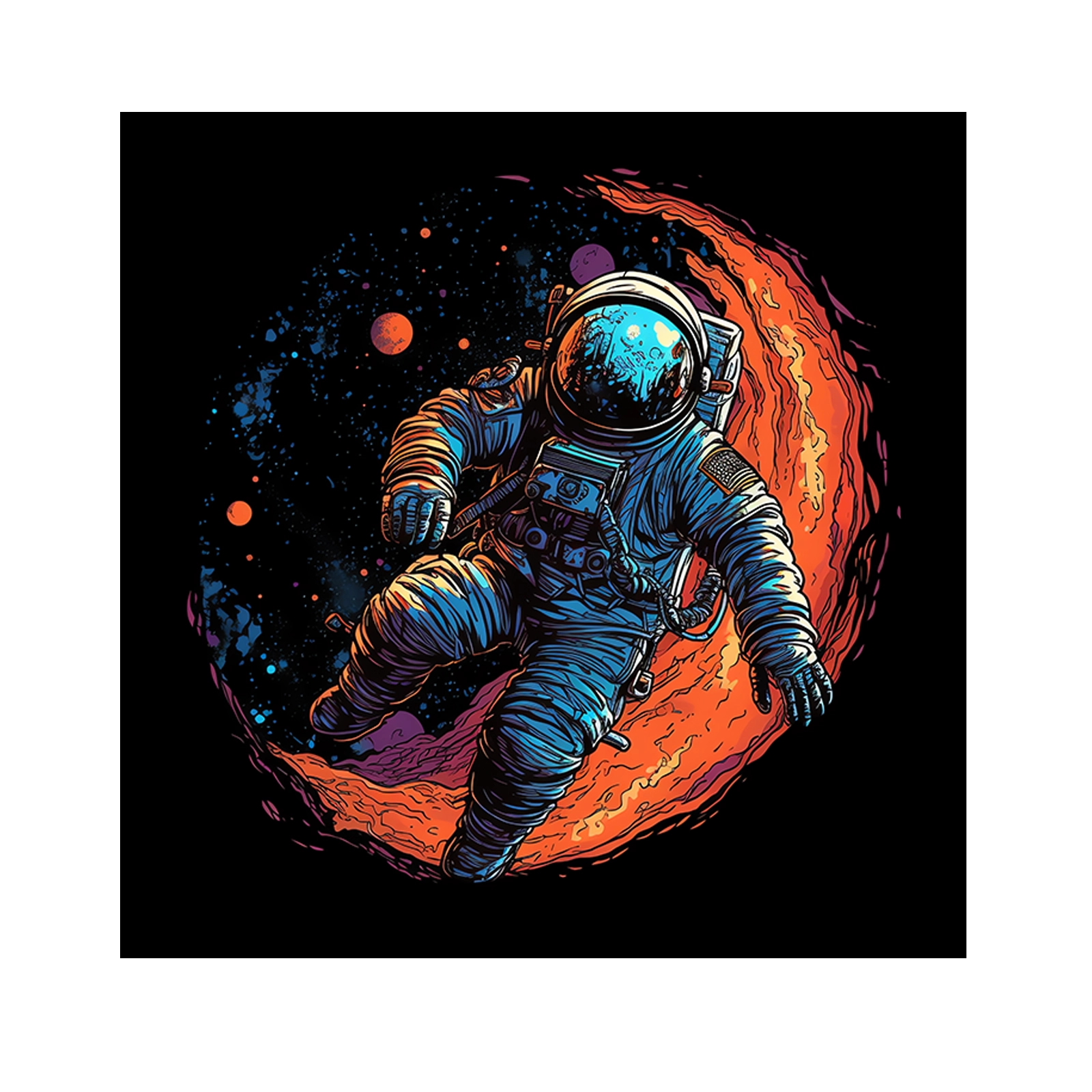 Floating astronaut