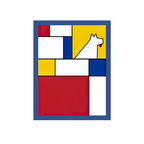 Good boy (Mondrian style)
