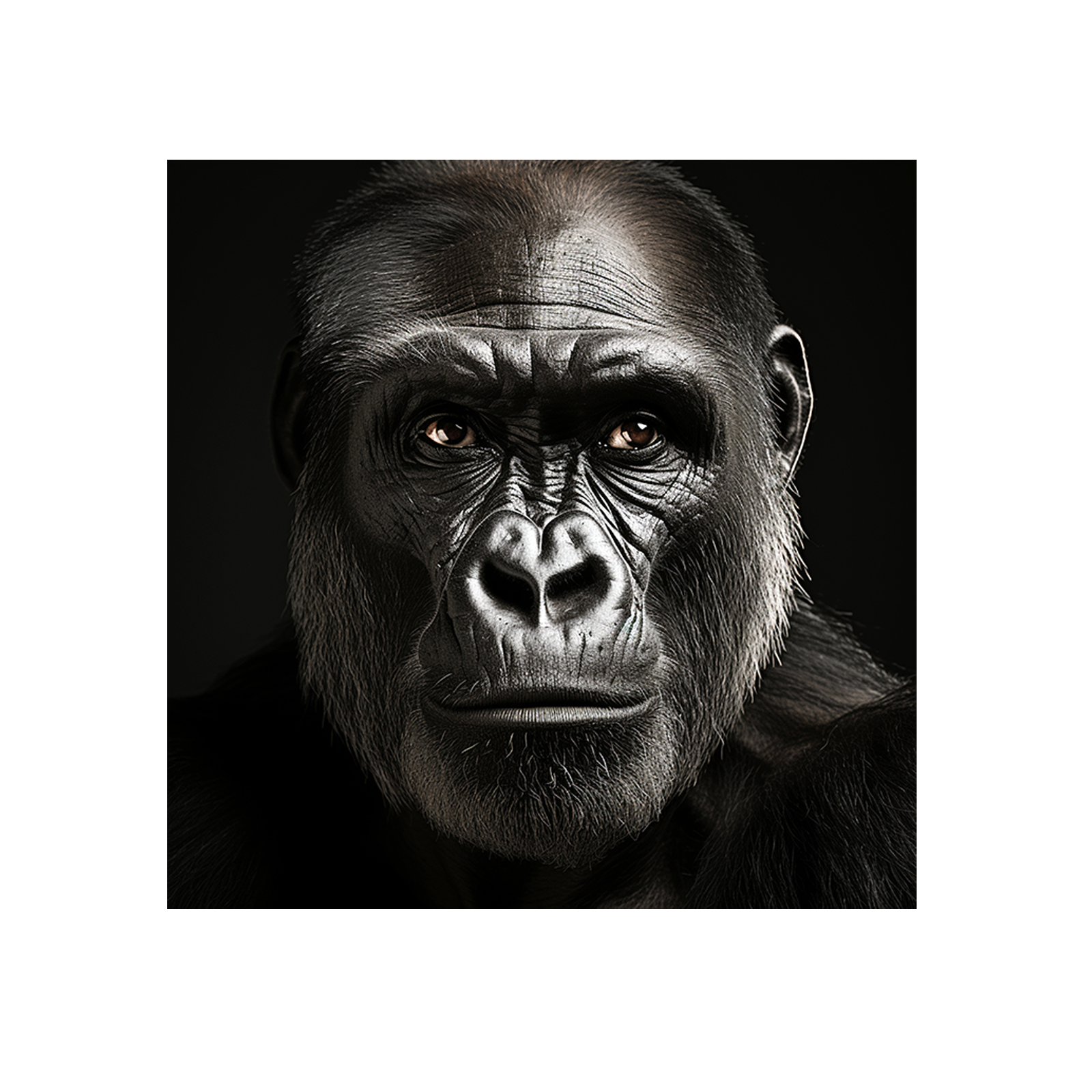 Gorilla en face