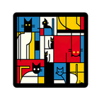 Mondriaan cats