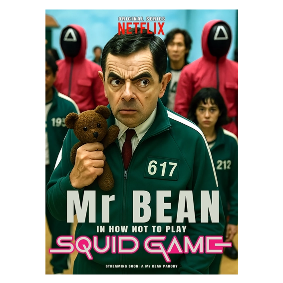 Mr Bean in How Not to Play Squid Game