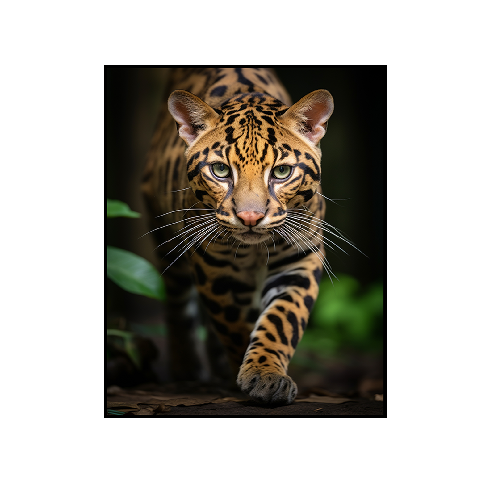 Ocelot on the hunt