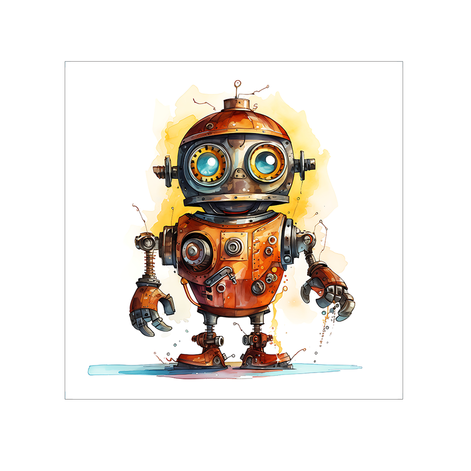 Steampunk robot -20