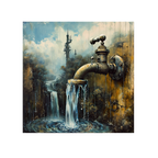 Surreal running water