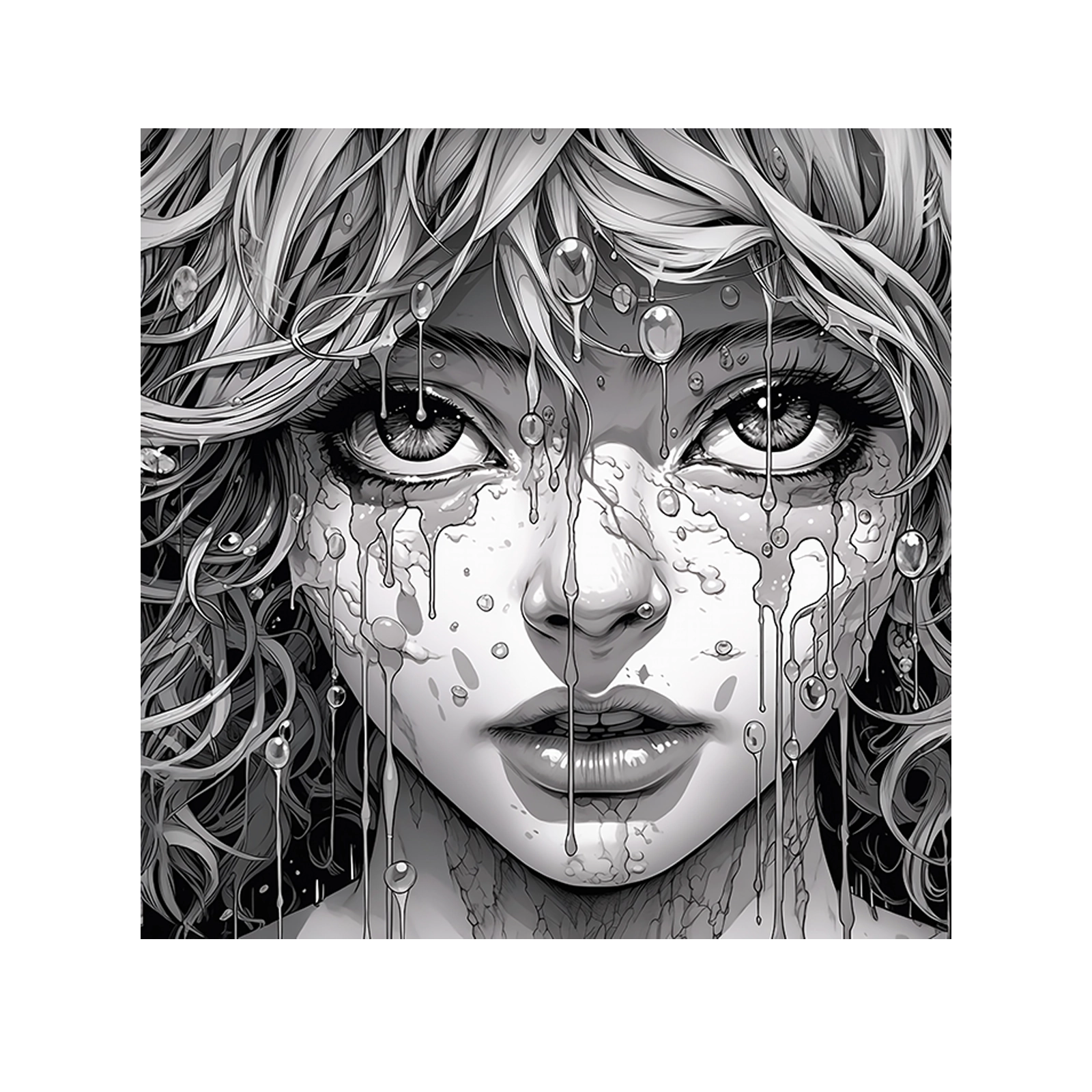 Teardrops lady