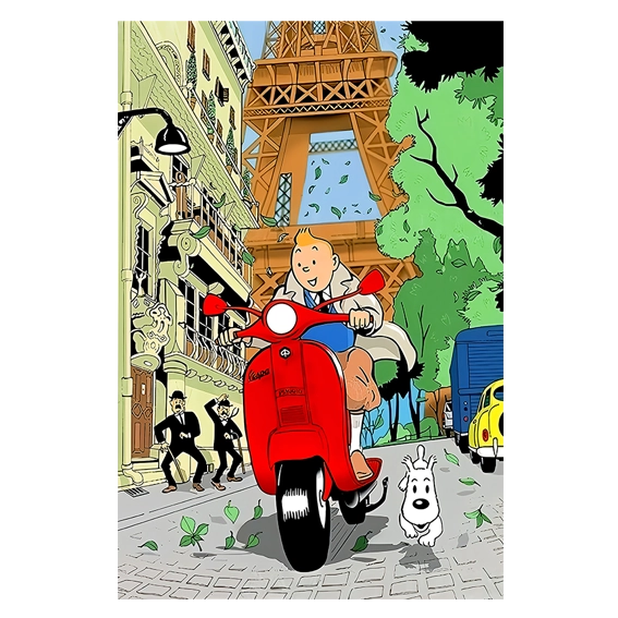 Tintin à Paris