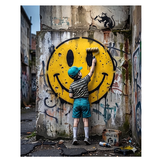 Urban smile: the Accidental Artist