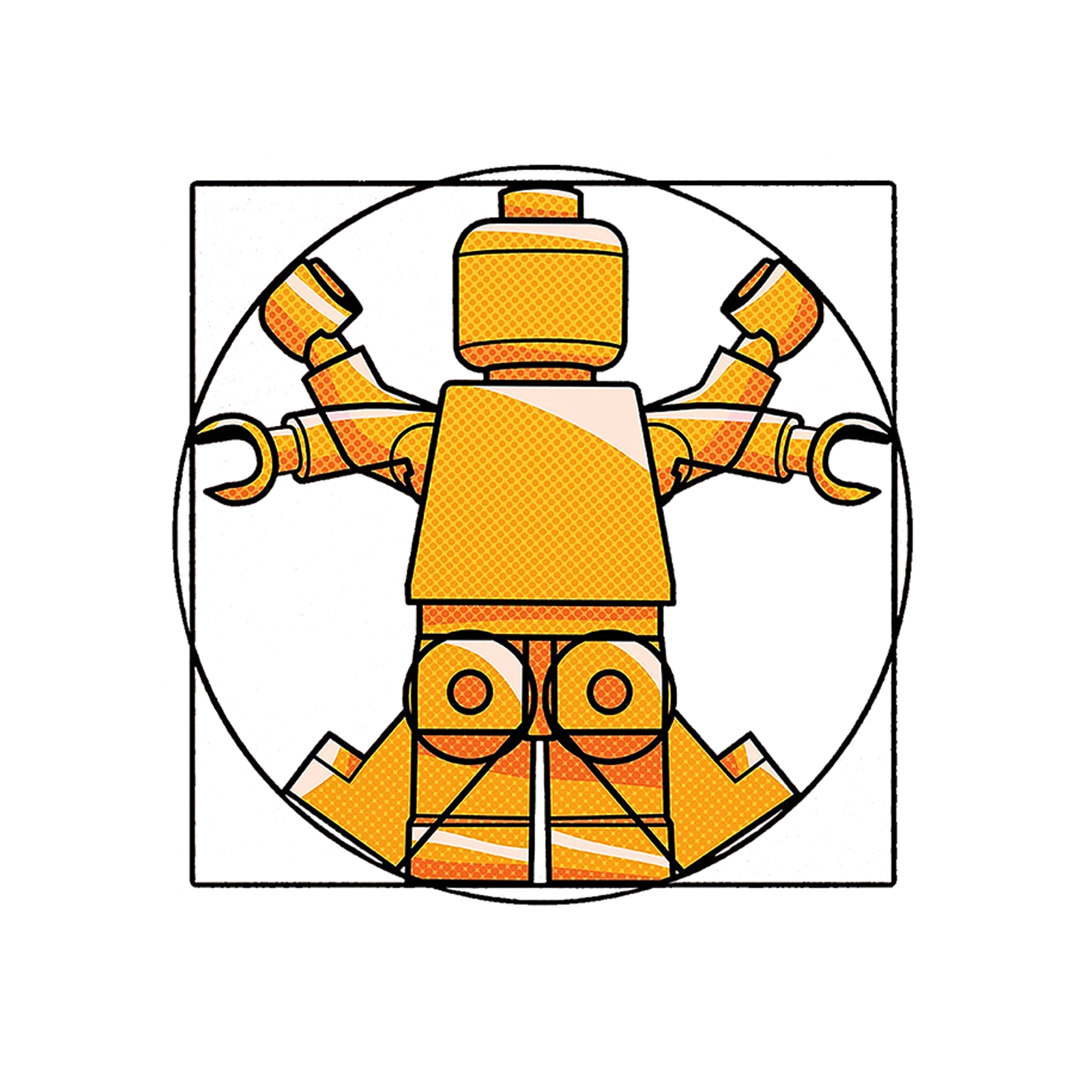 Vitruvian LEGO