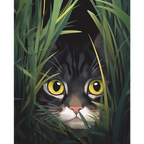 Cat in grass