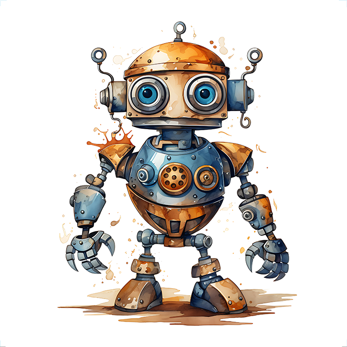 Steampunk robot -10