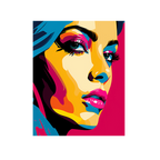 Woman in popart stijl 1