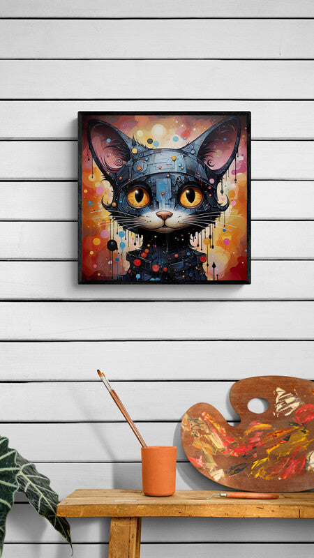 Colorful SF cat