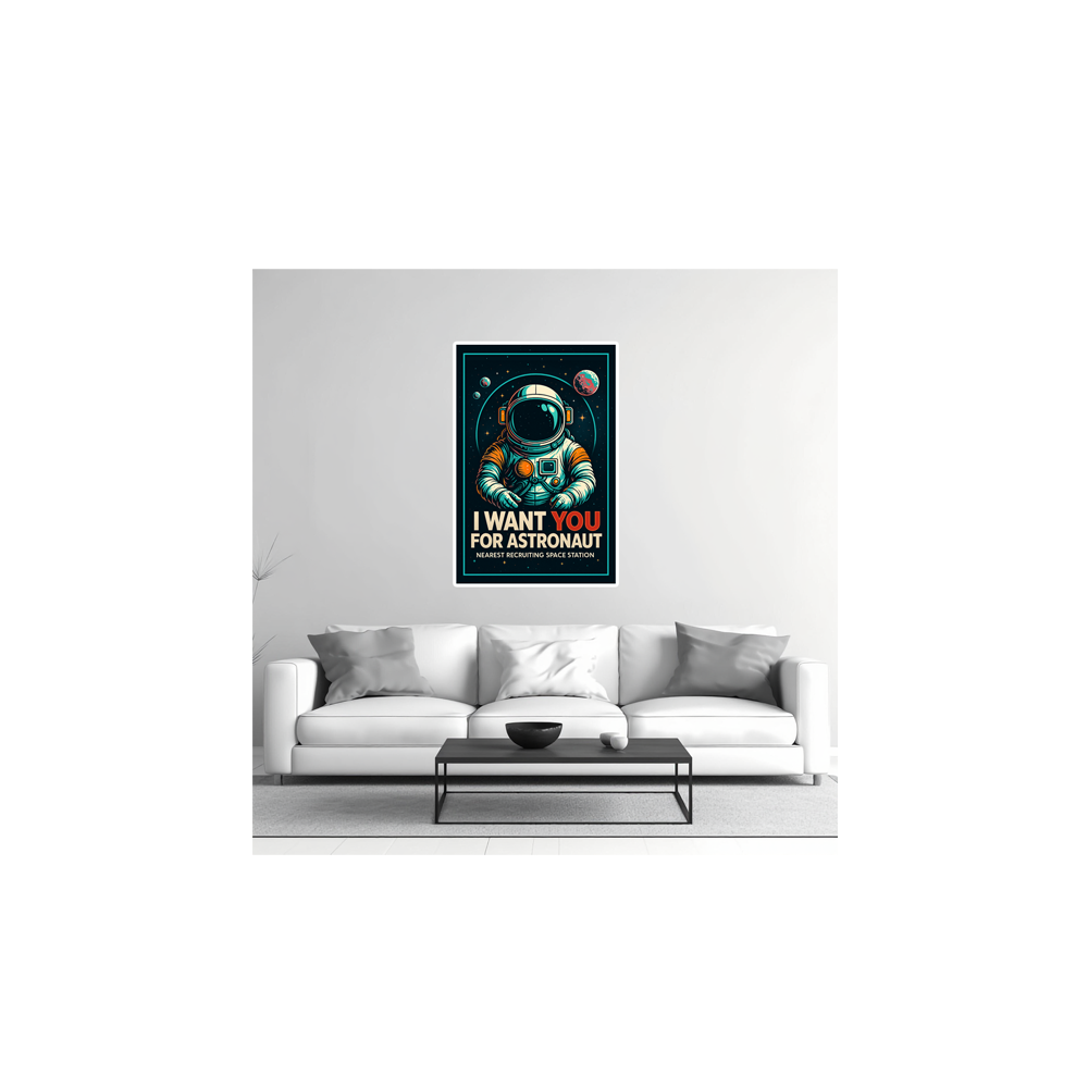 Astonaut recrutings poster
