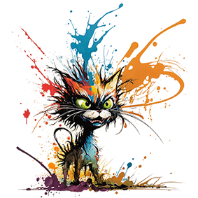 Colorfull cats