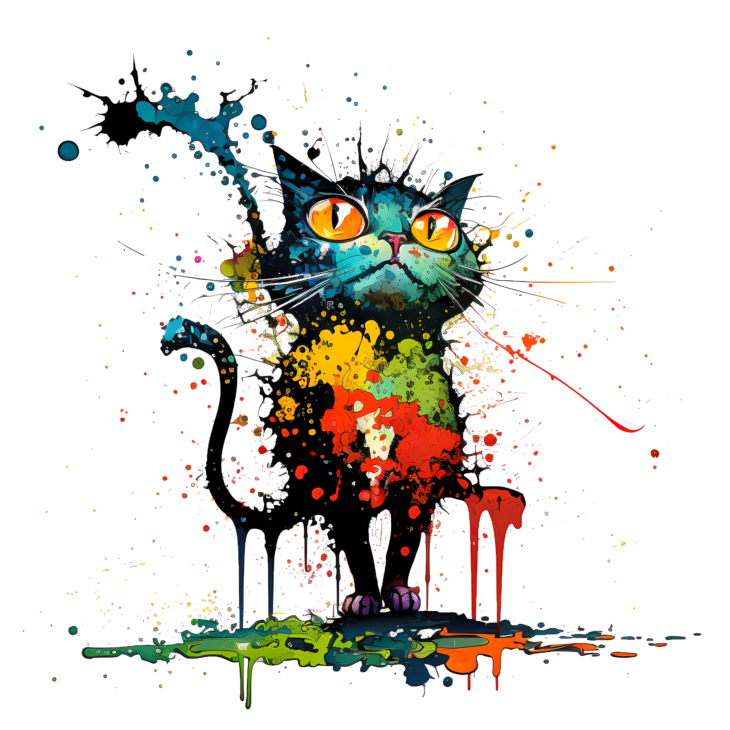 Colorfull cats