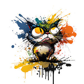 Colorfull cats