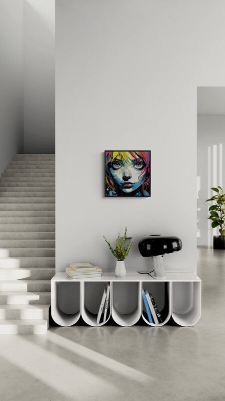 Close-up girl portrait