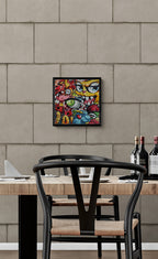 Graffity painting on wall