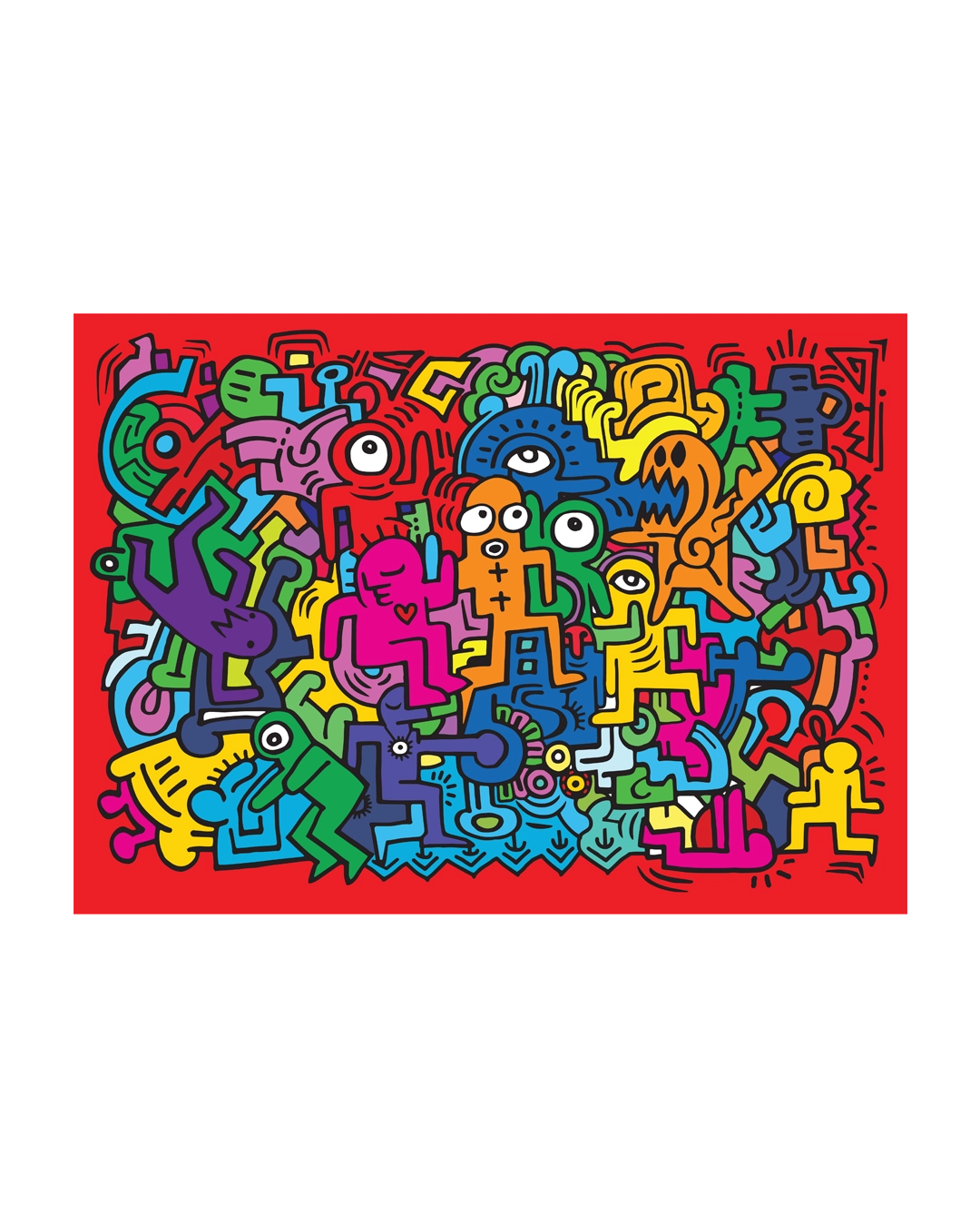 Haring style image 1