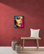 Woman in popart stijl 1