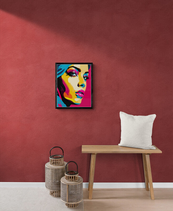 Woman in popart stijl 1
