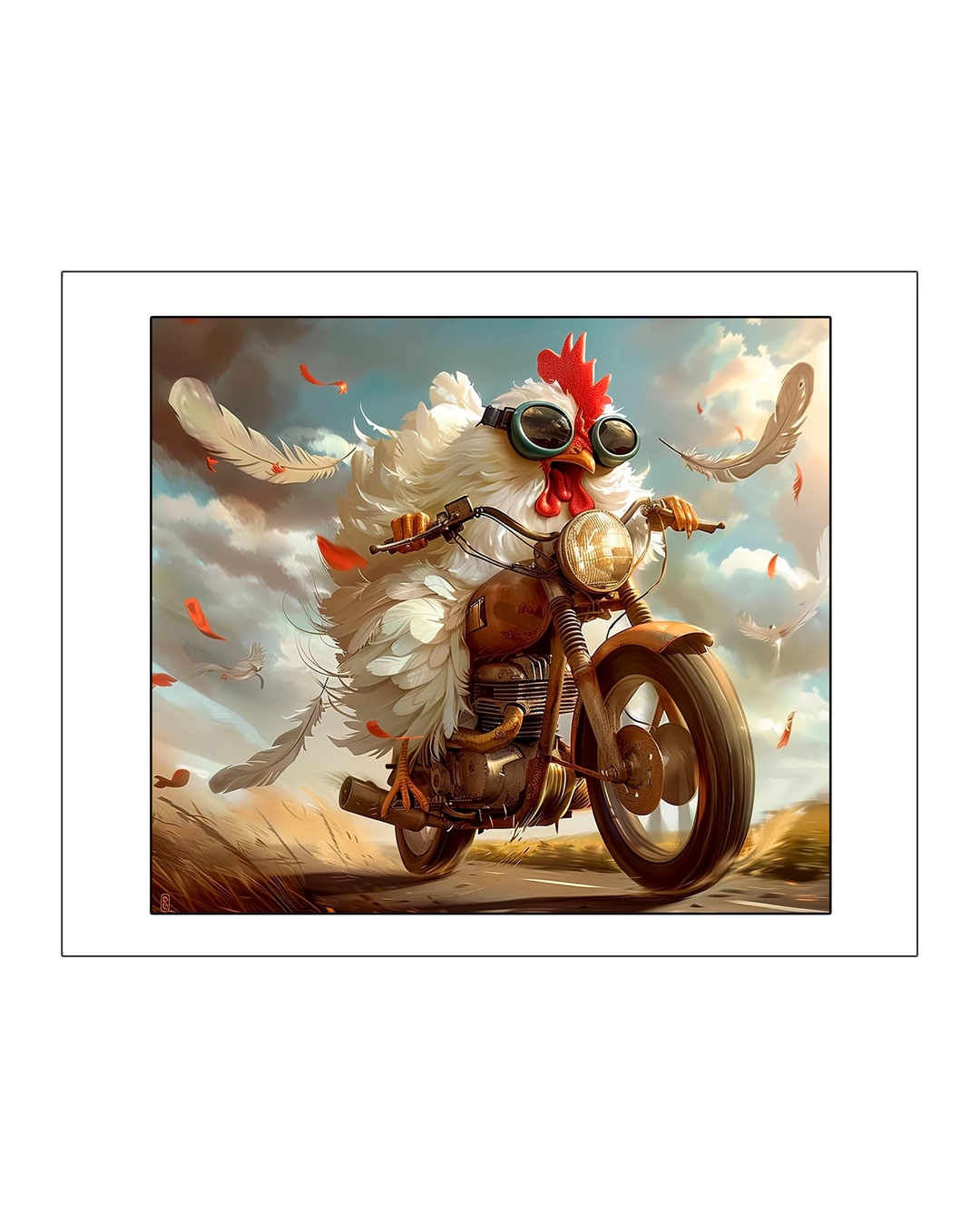 Motorcycle chicken