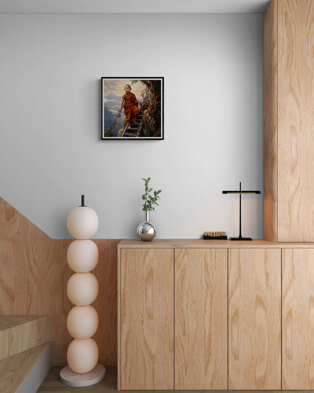 Ascending small monk
